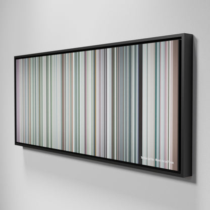 Side view of Framed Buff's of The-Black-Eyed-Peas-Where-Is-The-Love Frome on the wall