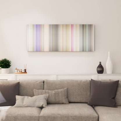 Living room interior with Milky-Chance-Stolen-Dance Frome on the wall