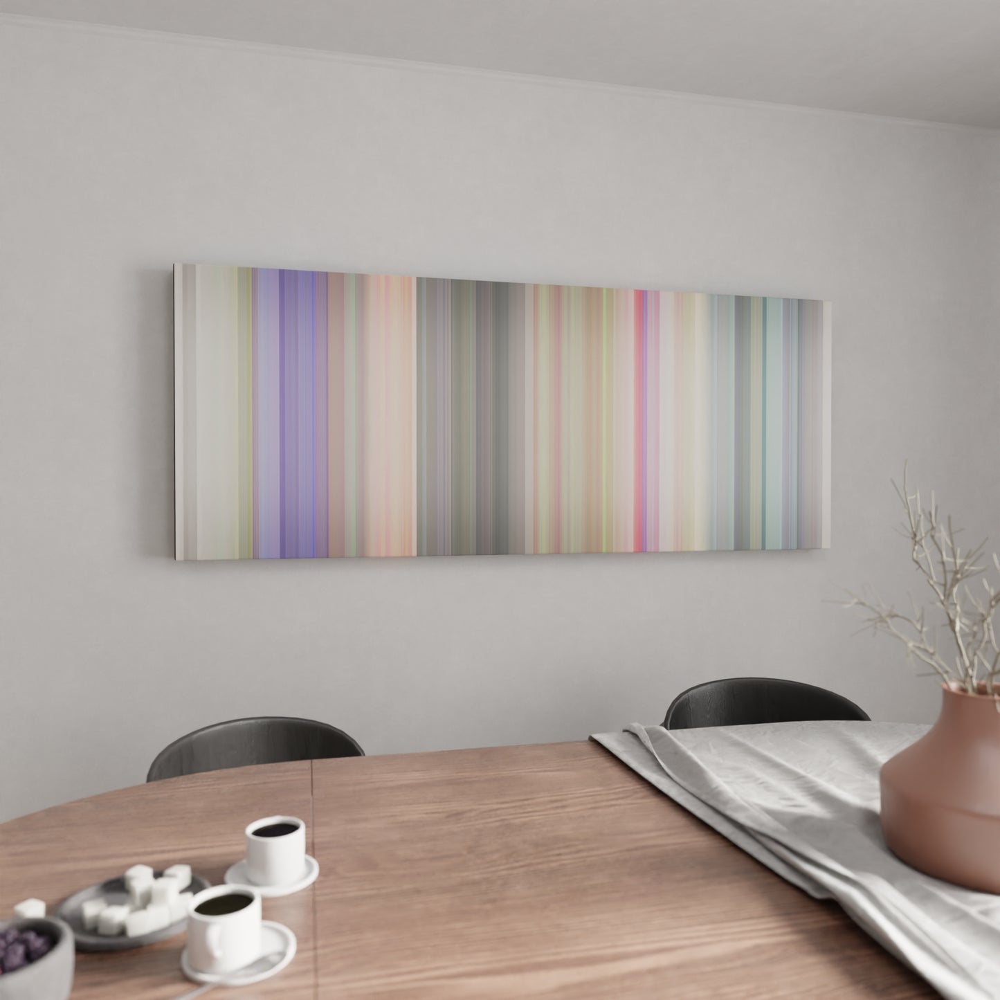 Kitchen with Milky-Chance-Stolen-Dance Frome on the wall