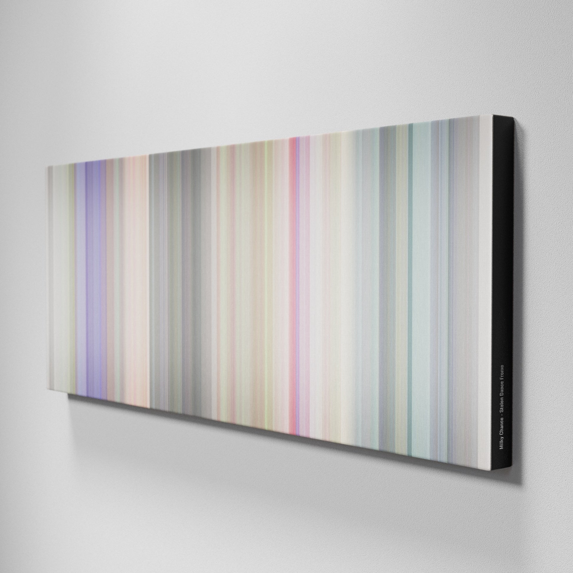 Side view of Buff's of Milky-Chance-Stolen-Dance Frome on the wall