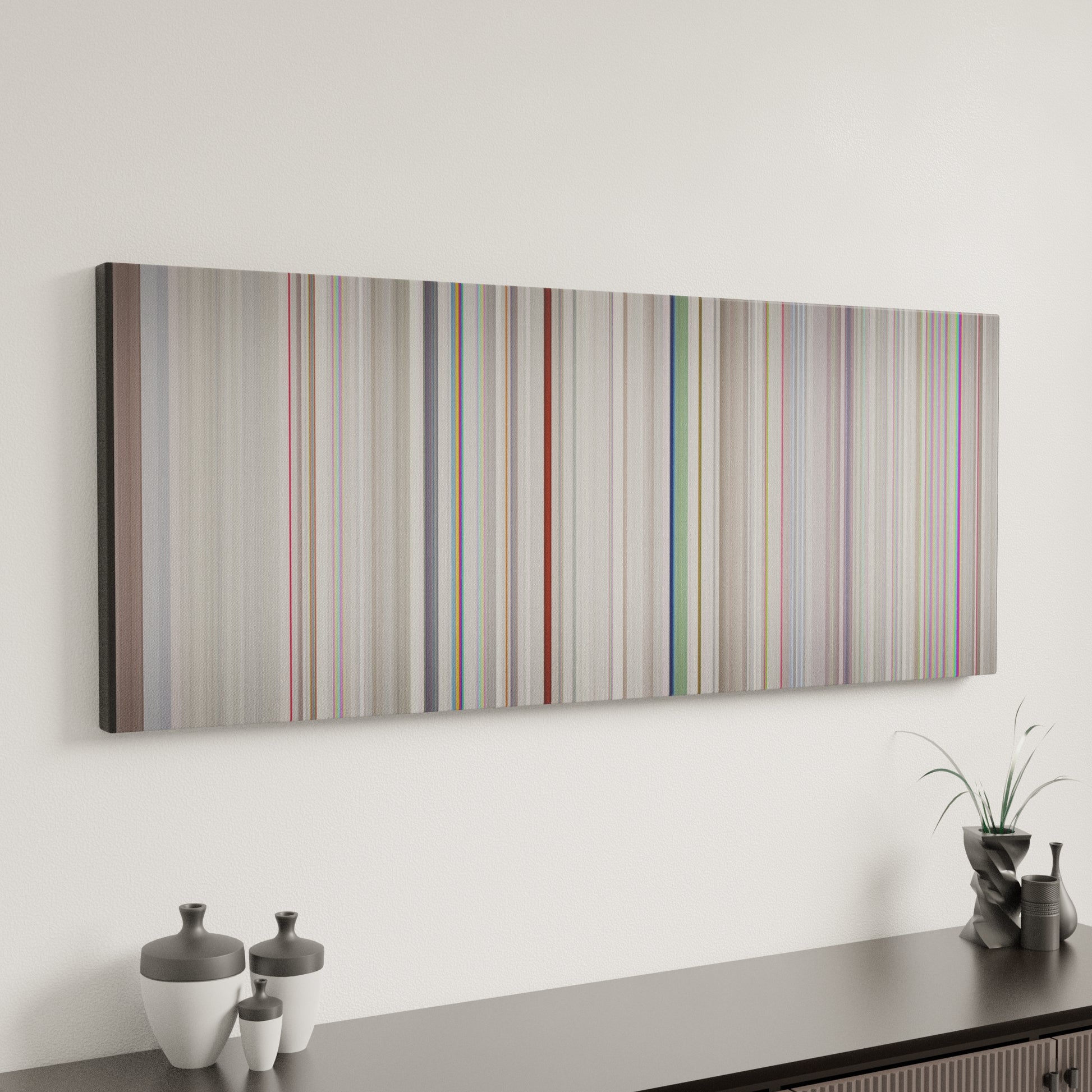 Minimal interior design with Zara-Larsson-Lush-Life Frome on the wall