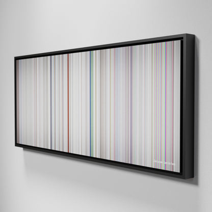 Side view of Framed Buff's of Zara-Larsson-Lush-Life Frome on the wall