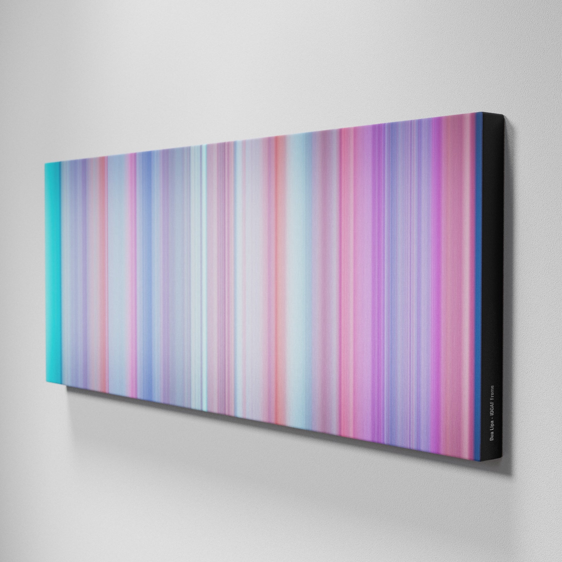 Side view of Buff's of Dua-Lipa-IDGAF Frome on the wall