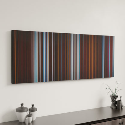 Minimal interior design with Arcangel-x-Sech-Sigues-Con-El Frome on the wall