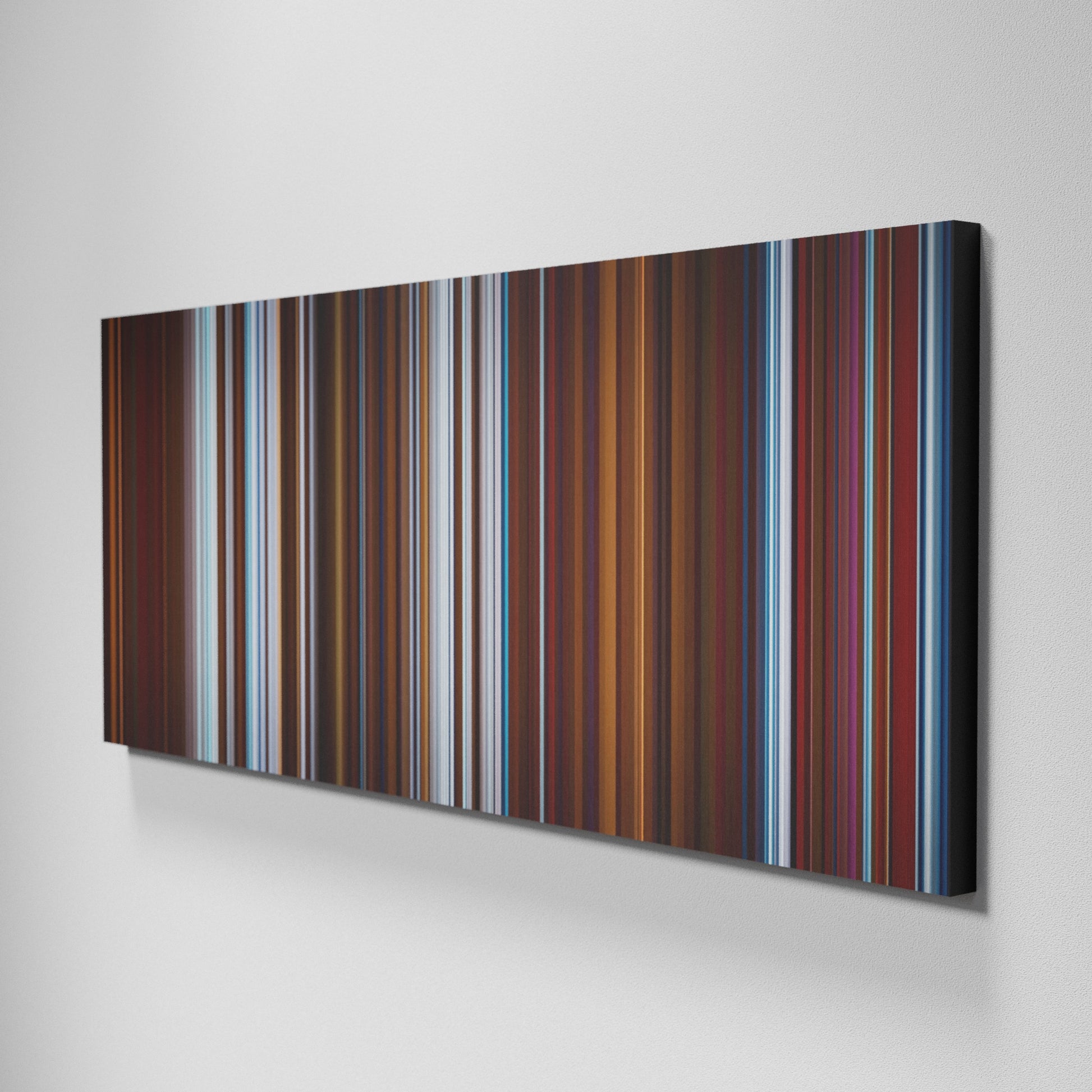 Side view of Basic of Arcangel-x-Sech-Sigues-Con-El Frome on the wall