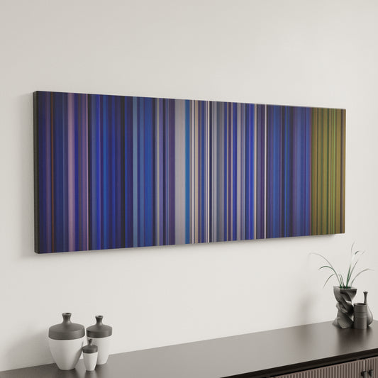 Minimal interior design with Meghan-Trainor-Like-Im-Gonna-Lose-You Frome on the wall