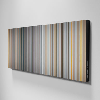 Side view of Buff's of Maroon-5-Payphone Frome on the wall