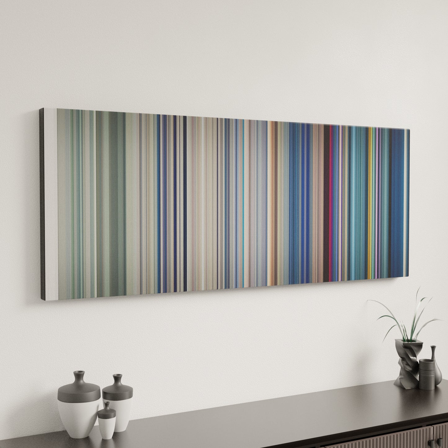 Minimal interior design with BTS-Fire Frome on the wall