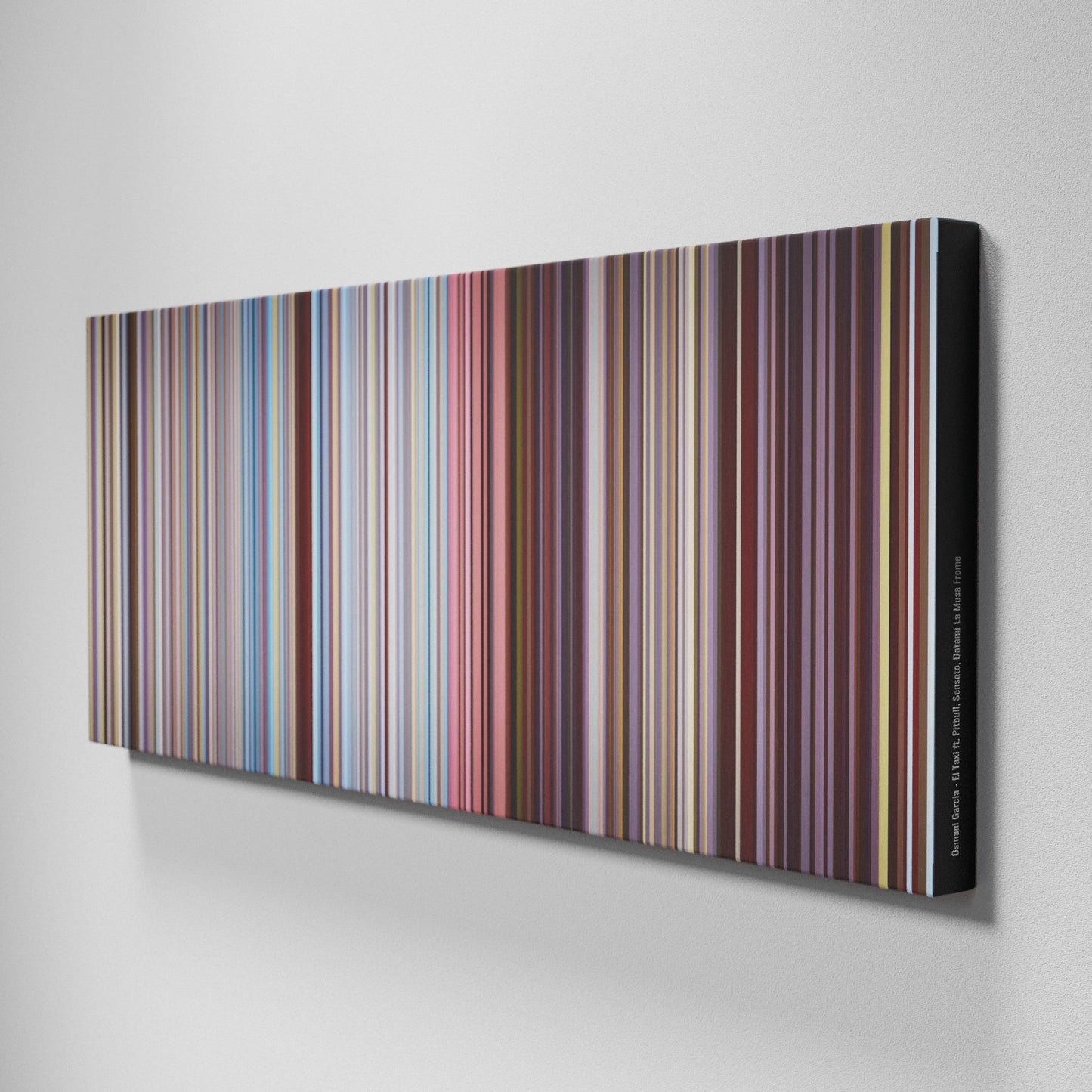 Side view of Buff's of Osmani-Garcia-El-Taxi Frome on the wall