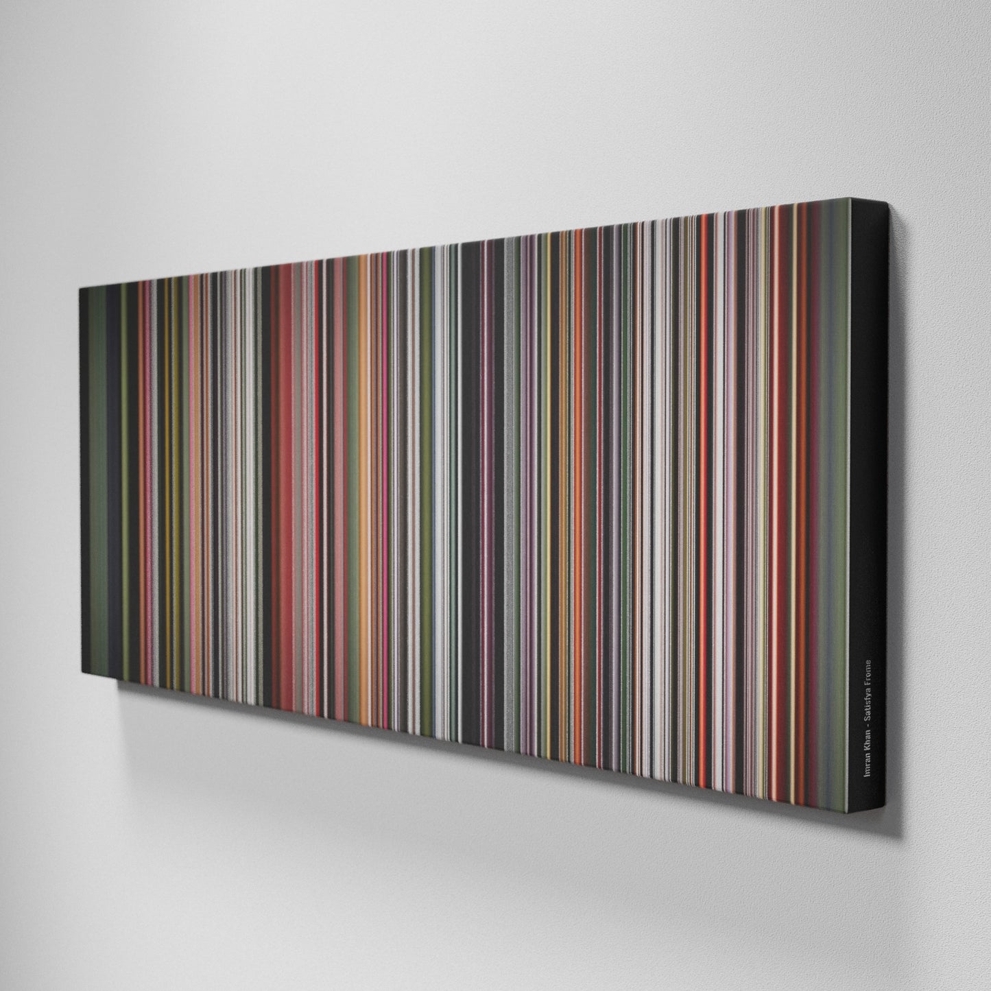 Side view of Buff's of Imran-Khan-Satisfya Frome on the wall