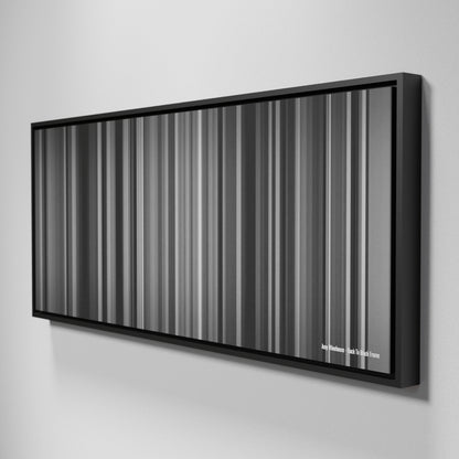 Side view of Framed Buff's of Amy-Winehouse-Back-To-Black Frome on the wall