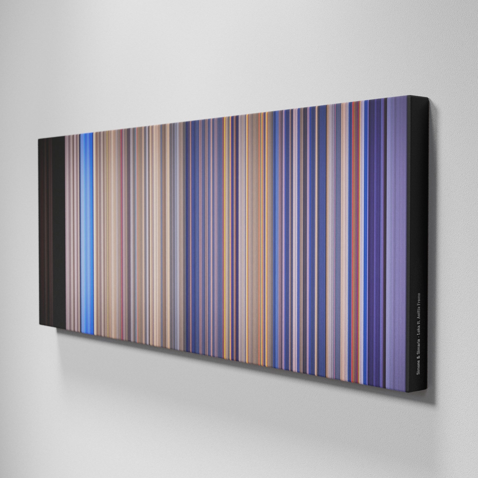 Side view of Buff's of Simone--Simaria-Loka Frome on the wall