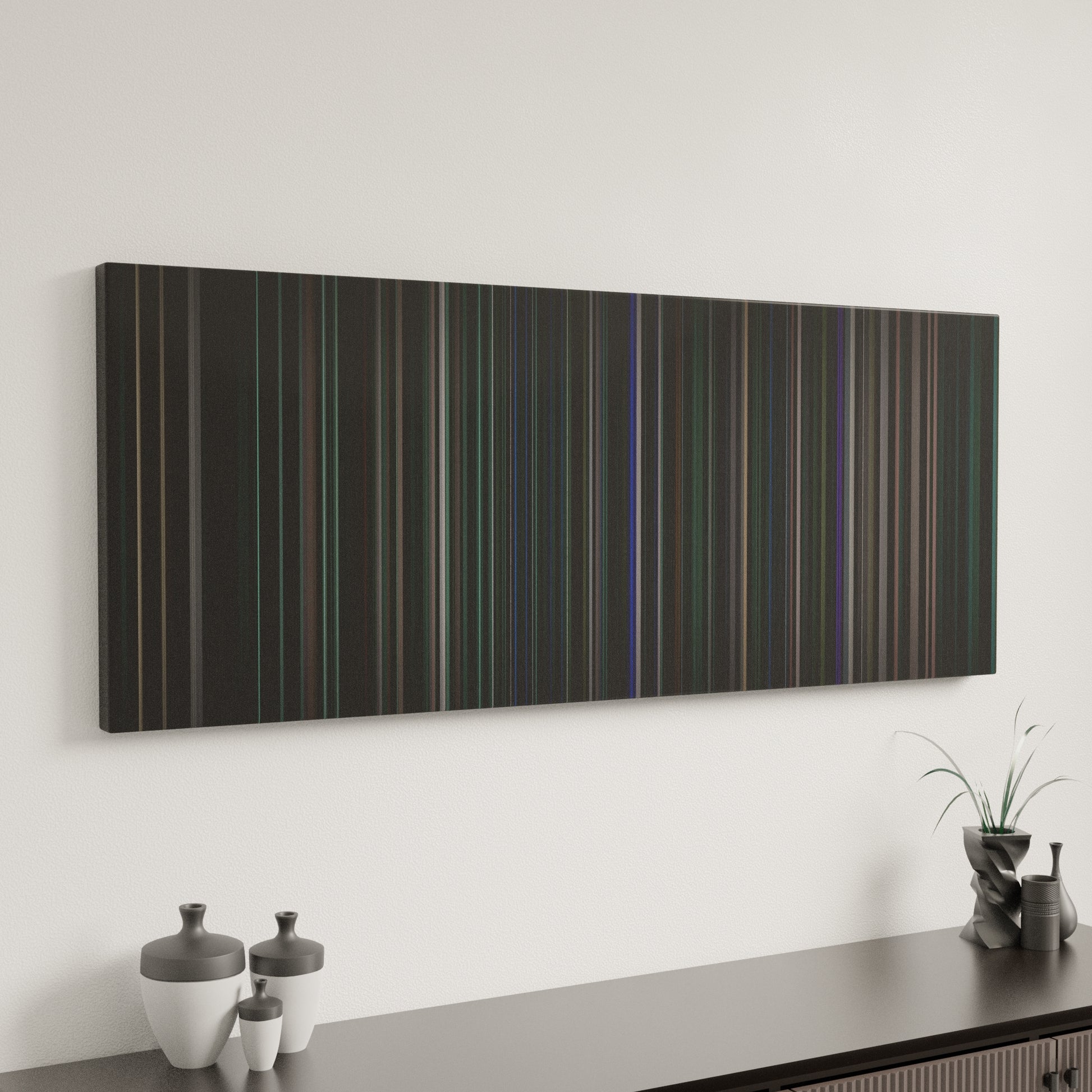 Minimal interior design with Future-Low-Life Frome on the wall