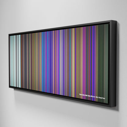 Side view of Framed Buff's of Romeo-Santos-Daddy-Yankee-Nicky-Jam-Bella-y-Sensual Frome on the wall