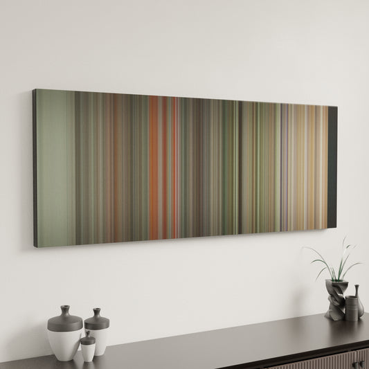 Minimal interior design with Coldplay-A-Sky-Full-Of-Stars Frome on the wall