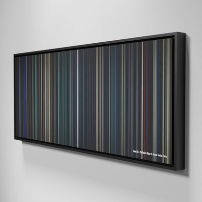 Side view of Framed Buff's of Anuel-AA-Ella-Quiere-Beber Frome on the wall