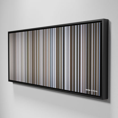 Side view of Framed Buff's of Justin-Bieber-One-Time Frome on the wall