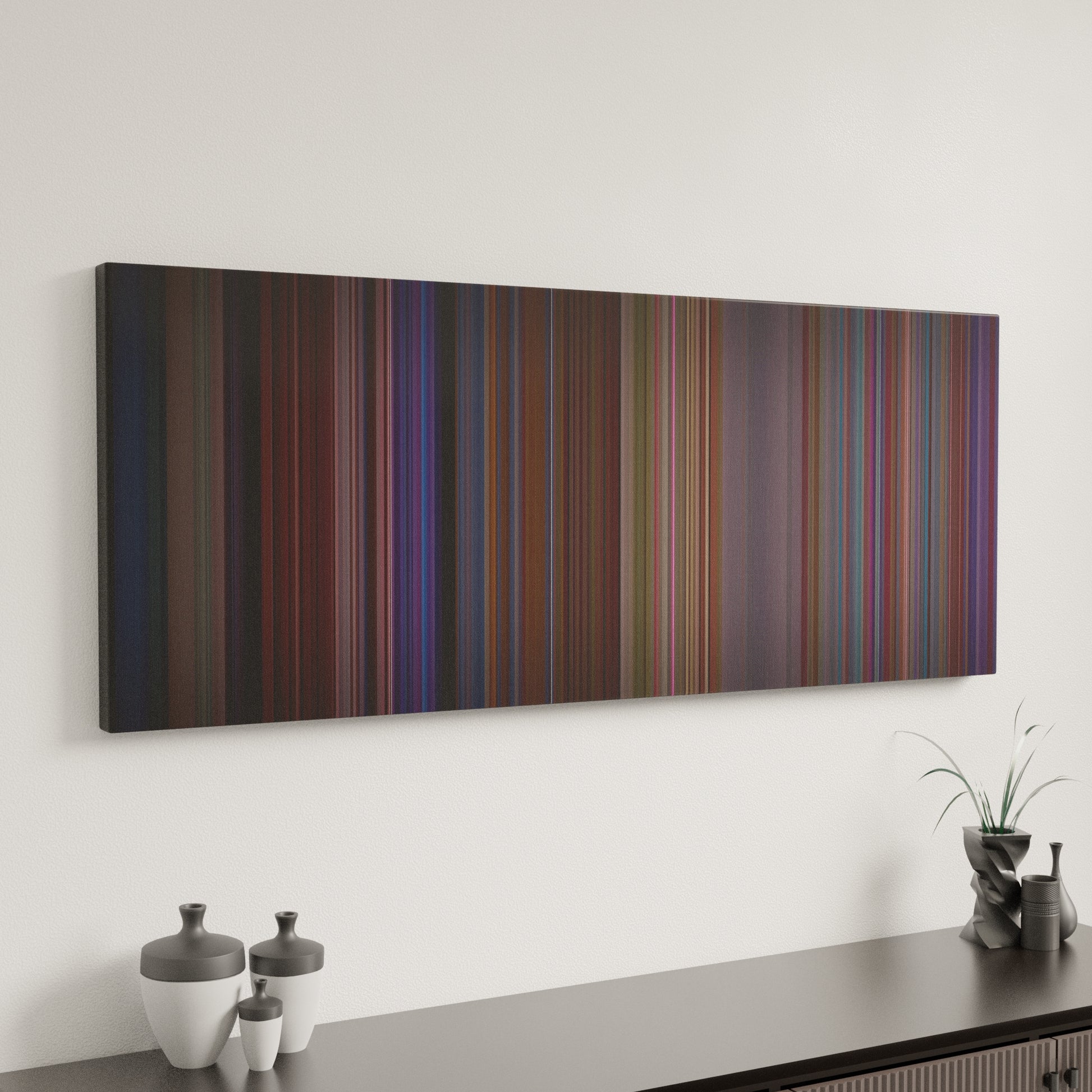 Minimal interior design with Ariana-Grande-Thank-you-next Frome on the wall