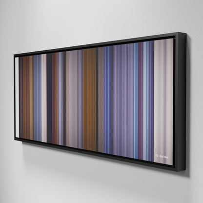 Side view of Framed Buff's of BTS-Dope Frome on the wall