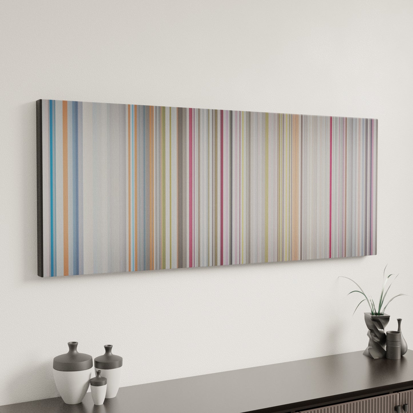 Minimal interior design with Dillon-Francis-DJ-Snake-Get-Low Frome on the wall