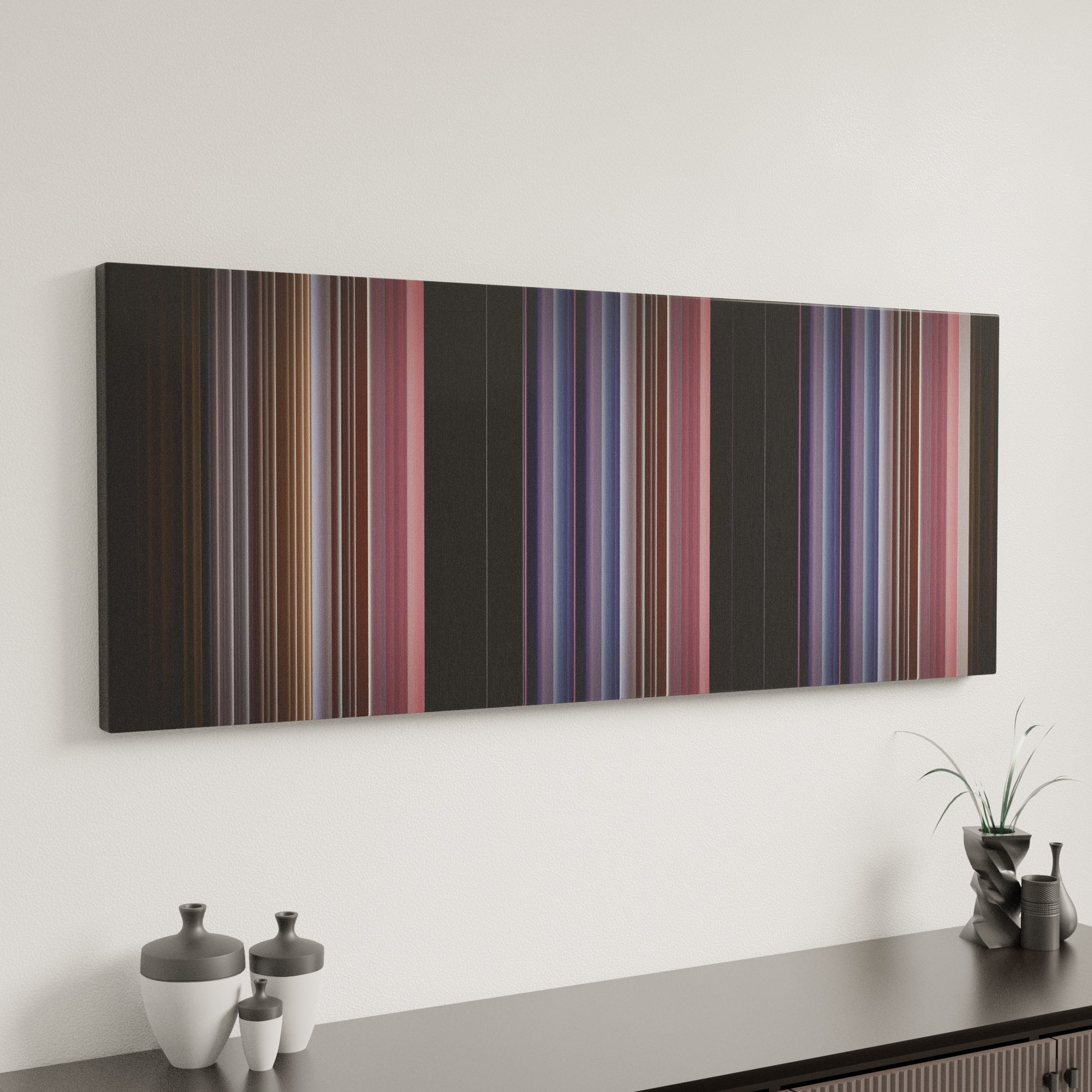 Minimal interior design with Daddy-Yankee-La-Rompe-Corazones Frome on the wall