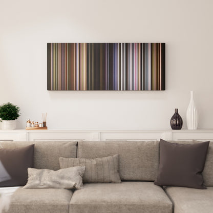 Living room interior with Adele-Set-Fire-To-The-Rain Frome on the wall