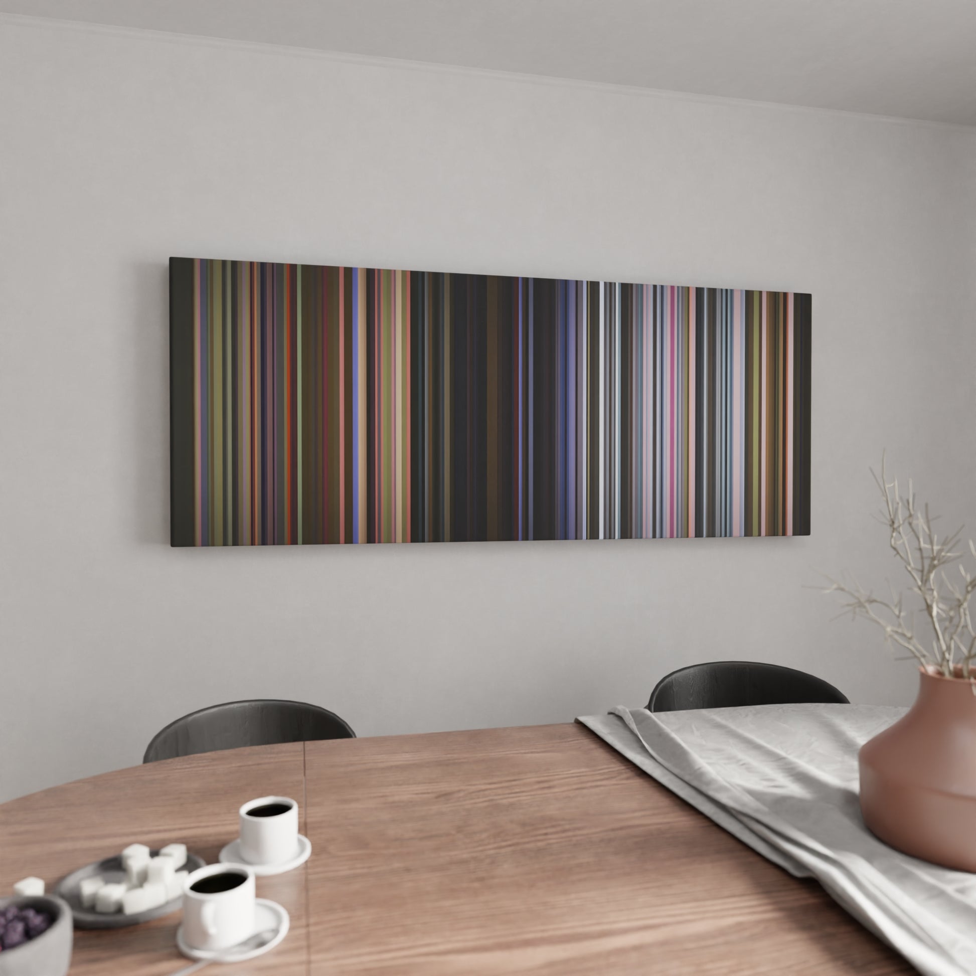 Kitchen with Adele-Set-Fire-To-The-Rain Frome on the wall