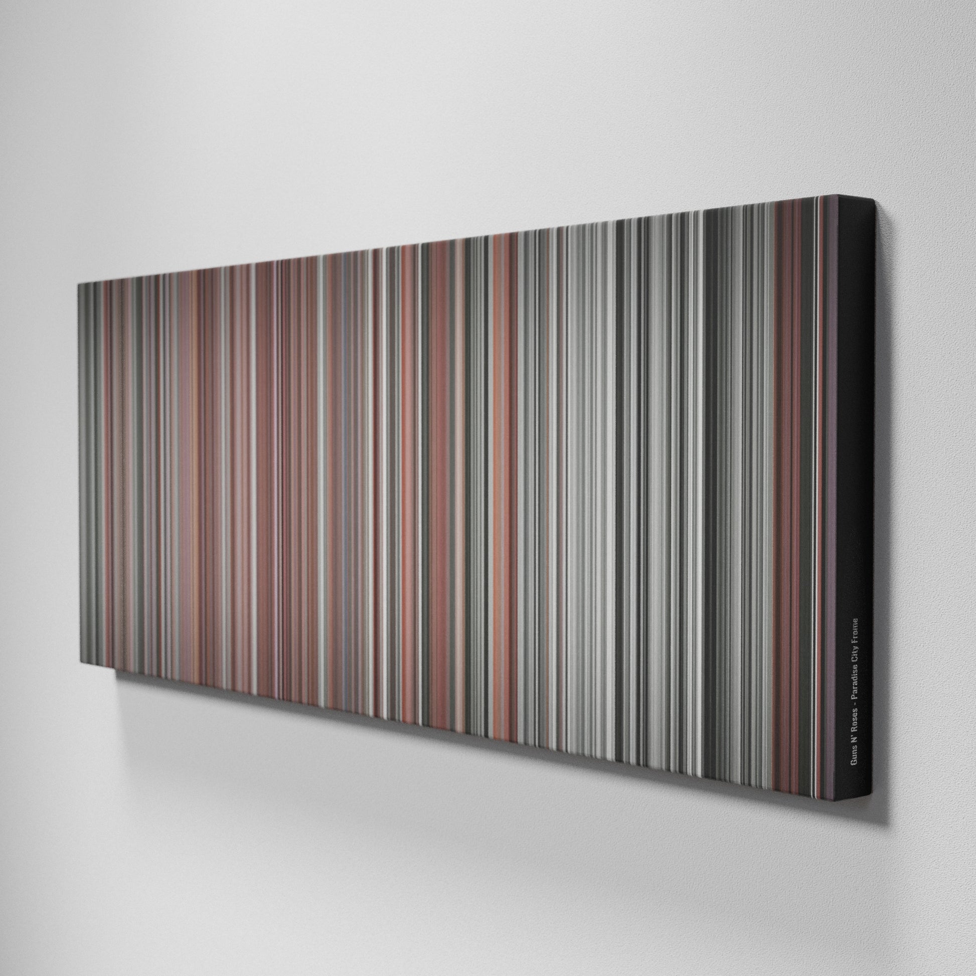 Side view of Buff's of Guns-N-Roses-Paradise-City Frome on the wall