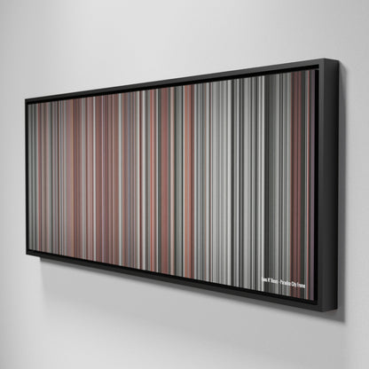 Side view of Framed Buff's of Guns-N-Roses-Paradise-City Frome on the wall