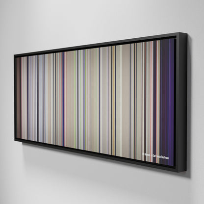 Side view of Framed Buff's of MC-Hammer-U-Cant-Touch-This Frome on the wall