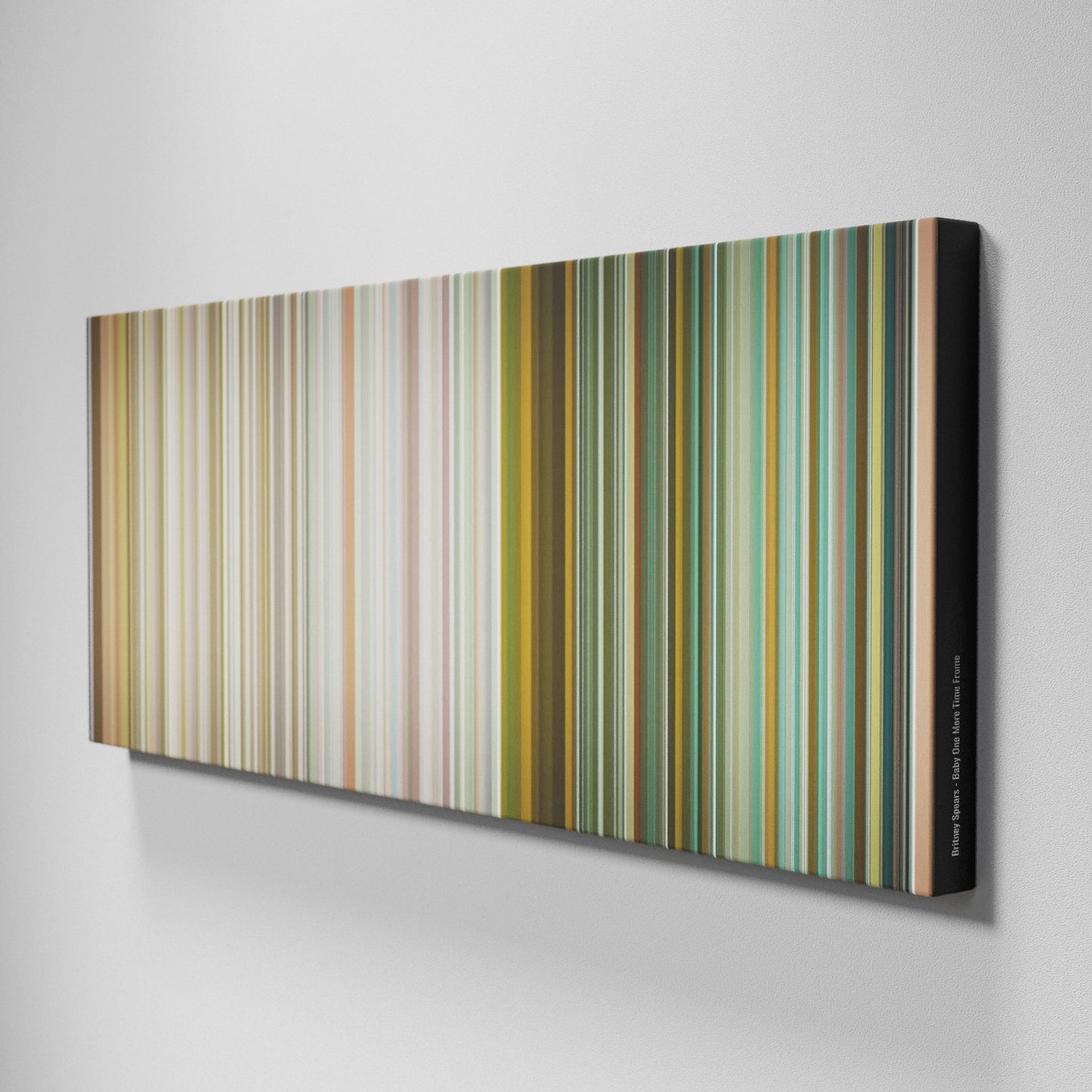 Side view of Buff's of Britney-Spears-Baby-One-More-Time Frome on the wall