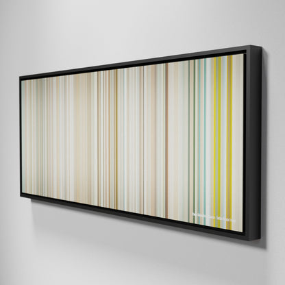 Side view of Framed Buff's of Rauw-Alejandro--Camilo-Tattoo-Remix Frome on the wall