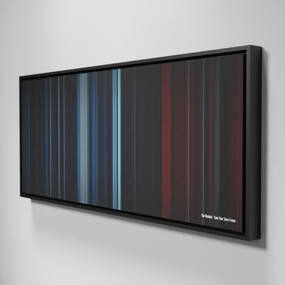 Side view of Framed Buff's of The-Weeknd-Save-Your-Tears Frome on the wall