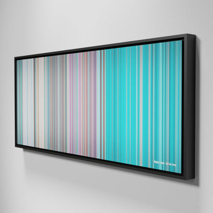 Side view of Framed Buff's of Meghan-Trainor-Me-Too Frome on the wall