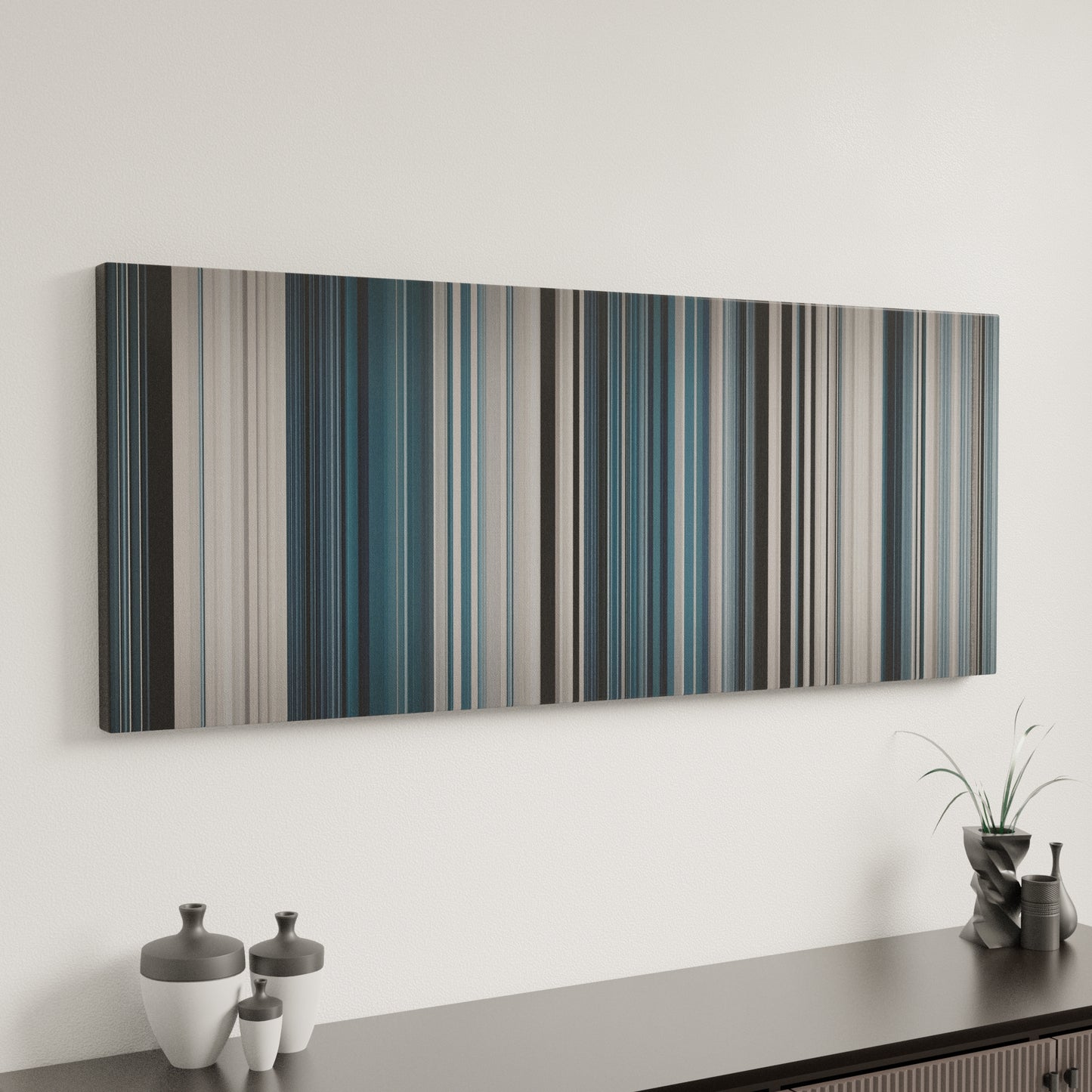 Minimal interior design with Demi-Lovato-Heart-Attack Frome on the wall