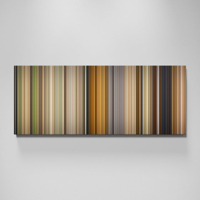 RRR movie canvas wall art - color palette print