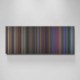 Elvis movie canvas wall art - color palette print