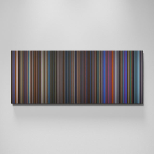 Elvis movie canvas wall art - color palette print