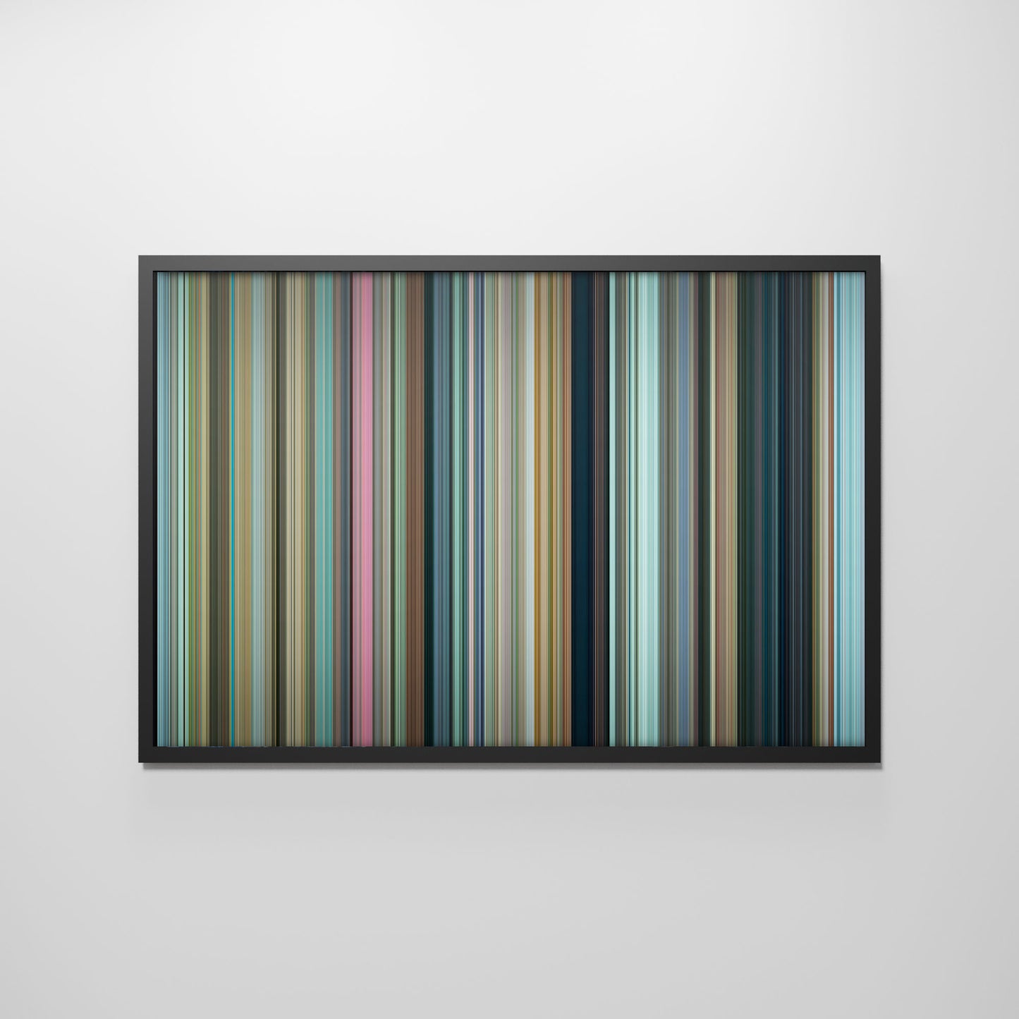 Front view of 3.idiots Frome framed poster on the wall