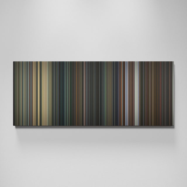 Everything Everywhere All at Once movie canvas wall art - color palette print