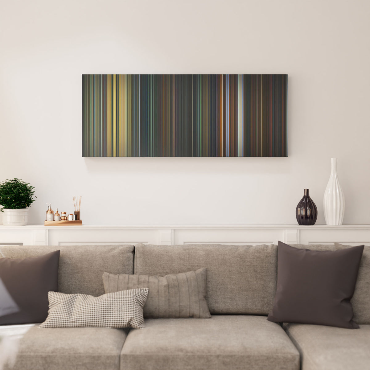 Everything Everywhere All at Once canvas print in living room - film wall decor