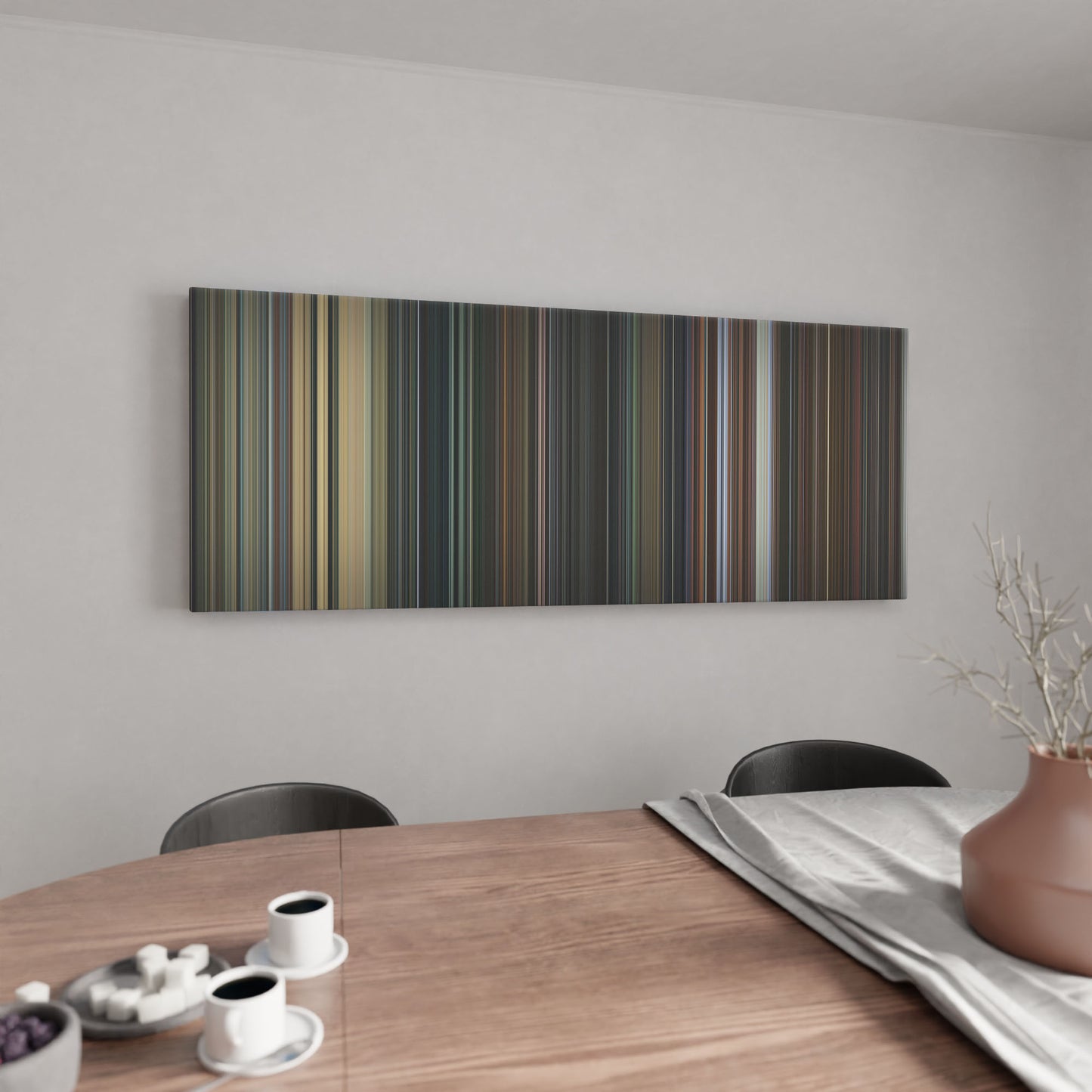 Kitchen with everything.everywhere.all.at.once Frome on the wall