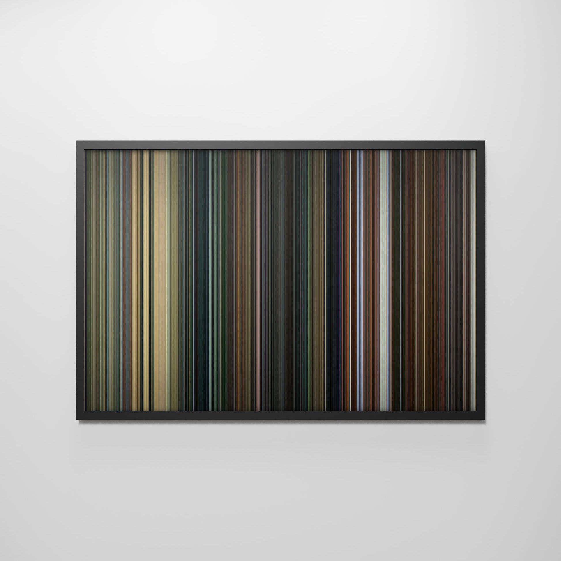 Front view of everything.everywhere.all.at.once Frome framed poster on the wall