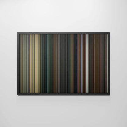 Front view of everything.everywhere.all.at.once Frome framed poster on the wall