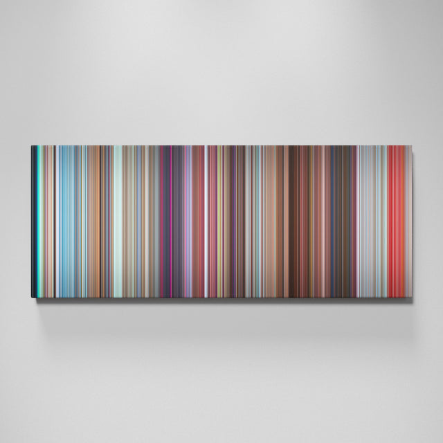 Minions movie canvas wall art - color palette print