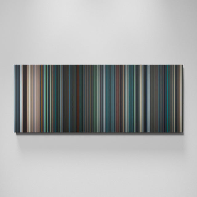 No Time To Die movie canvas wall art - color palette print