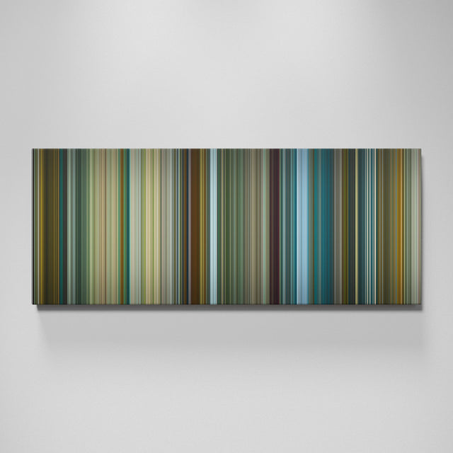 Pathaan movie canvas wall art - color palette print