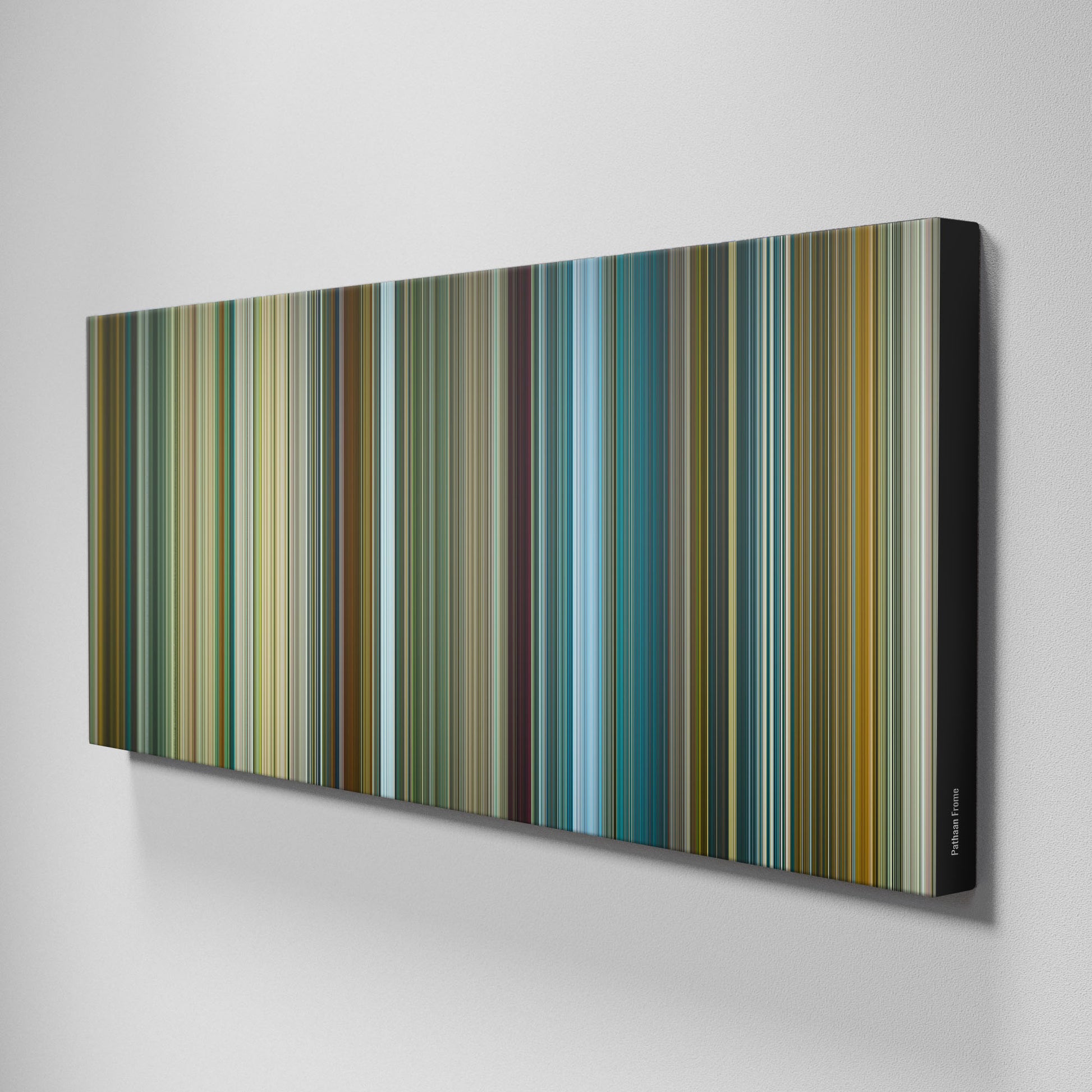 Side view of Buff's of pathaan Frome on the wall